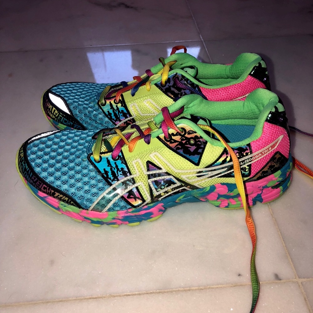 ASICS Rainbow Holographic Sneakers